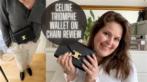 celine wallet on chain canvas|Celine wallet review.